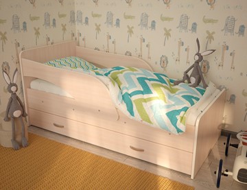 Детская кровать для девочки Максимка, цвет Млечный дуб в Ангарске
