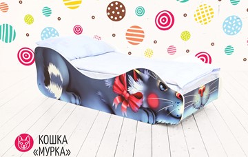 Детская кровать-зверёнок Кошка-Мурка в Ангарске