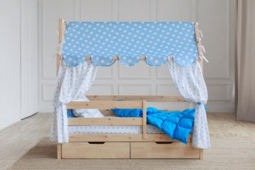 Кровать детская Домик с ящиками, без покраски в Ангарске