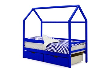 Кровать-домик в детскую Svogen синий в Братске