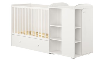 Детская кровать-шкаф с комодом POLINI Kids Ameli 800 Белый, серия AMELI в Братске
