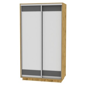 Шкаф 2-дверный Весенний HK1, 2155х1200х600 (D2D2), ДВ-Графит в Ангарске