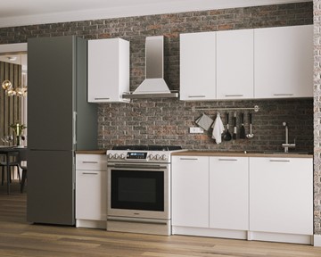 Прямой кухонный гарнитур Лион 1,8 м (Белый) в Ангарске