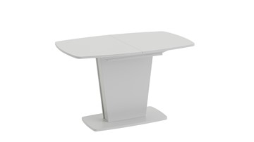 Обеденный раздвижной стол Честер тип 2, цвет Белый/Стекло белый глянец в Ангарске