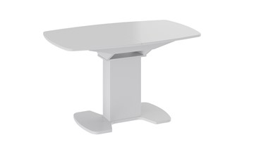 Стеклянный стол Портофино (СМ(ТД)-105.02.11(1)), цвет Белый глянец/Стекло белое в Братске