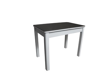 Стеклянный обеденный стол Айсберг-1СТ белое-черное в Ангарске