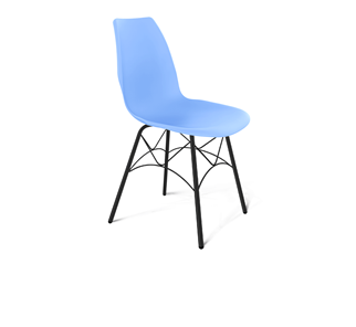 Кухонный стул SHT-ST29/S107 (голубой pan 278/черный муар) в Братске