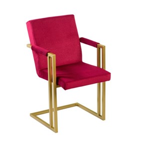 Обеденный стул Бруно, Золото/Аврора 11(бордовый) в Ангарске