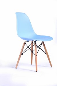 Обеденный стул derstuhl DSL 110 Wood (голубой) в Братске