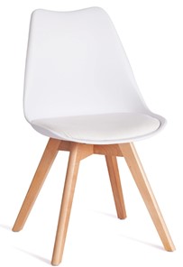 Обеденный стул TULIP (mod. 73-1) 47,5х55х80 белый арт.20220 в Братске