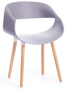 Кухонный стул QXX (mod. C1058) 54х56х78 серый 024 /натуральный арт.15194 в Братске