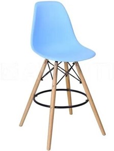Барный стул derstuhl DSL 110 Wood bar (голубой) в Братске