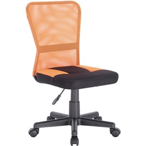 Офисное кресло Brabix Smart MG-313 (без подлокотников, комбинированное, черное/оранжевое) 531844 в Ангарске
