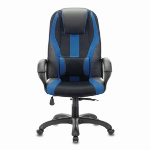 Компьютерное кресло Brabix Premium Rapid GM-102 (экокожа/ткань, черное/синее) 532106 в Ангарске