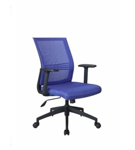Офисное кресло Riva Chair 668, Цвет синий в Ангарске
