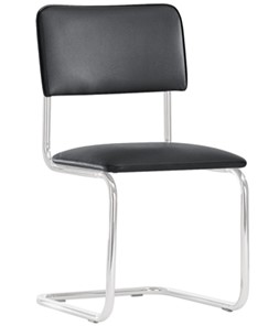 Офисный стул Sylwia chrome P100, кож/зам V4 в Ангарске
