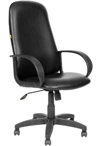 Кресло компьютерное CHAIRMAN 279, экокожа, цвет черный в Ангарске