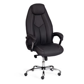 Кресло компьютерное BOSS Lux, кож/зам, черный, арт.21151 в Ангарске