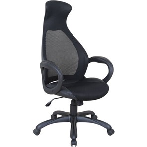 Кресло компьютерное Brabix Premium Genesis EX-517 (пластик черный, ткань/экокожа/сетка черная)   531574 в Ангарске