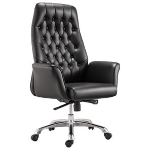 Офисное кресло Brabix BRABIX PREMIUM "Legacy EX-750", синхромеханизм, алюминий, экокожа, черное, 532492 в Братске