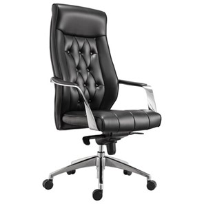 Офисное кресло BRABIX PREMIUM "Sonata EX-754", мультиблок, алюминий, экокожа, черное, 532491 в Братске
