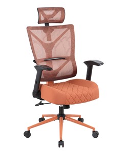 Офисное кресло CHAIRMAN CH566 сетчатый акрил оранжевый / полиэстер оранжевый в Ангарске