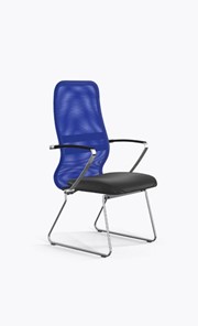 Офисное кресло Метта Ergolife Sit 8 B2-9K - X1+Extra (Синий-Черный) в Ангарске