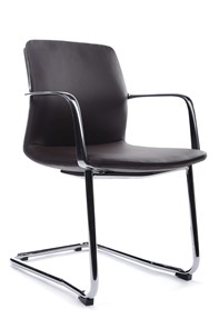 Кресло для офиса Plaza-SF (FK004-С11), темно-коричневый в Ангарске