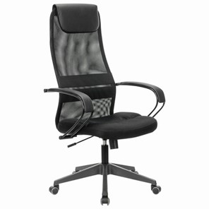 Кресло офисное Brabix Premium Stalker EX-608 PL (ткань-сетка/кожзам, черное) 532090 в Братске