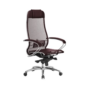 Офисное кресло Samurai S-1.04, темно-бордовый в Ангарске