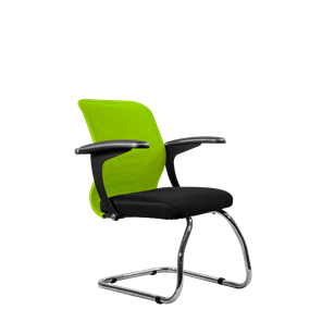 Офисный стул SU-M-4/подл.160/осн.007, Зеленый/Черный в Братске