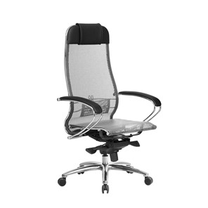 Кресло компьютерное Метта Samurai S-1.04, серый в Ангарске