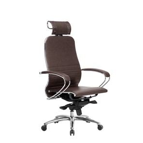 Кресло офисное Samurai K-2.04 темно-коричневый в Ангарске