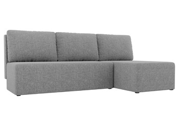 Угловой раскладной диван Поло, Серый (рогожка) в Ангарске