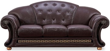 Раскладной диван Versace (3-х местный) коричневый 37 (VERSUS) в Ангарске