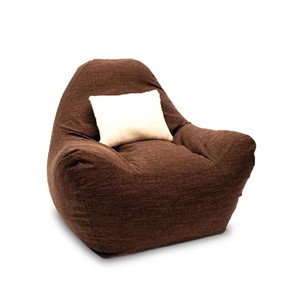 Кресло-мешок Эдем, рогожка орион, коричневый в Ангарске