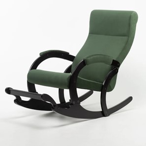 Кресло-качалка в гостиную Марсель, ткань Amigo Green 33-Т-AG в Иркутске