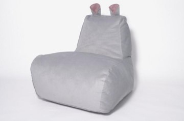 Кресло-мешок Бегемот серый в Братске