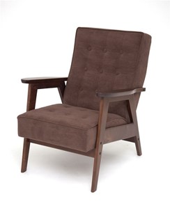 Кресло Ретро (темный тон / RS32 - коричневый) в Ангарске