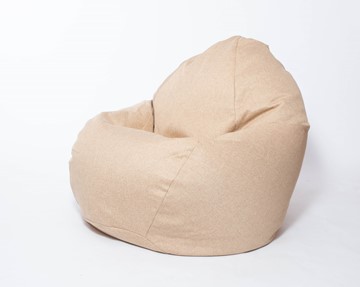 Кресло-мешок Макси, рогожка, 150х100, песочное в Ангарске