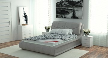 Двуспальная кровать с механизмом Сарма Сицилия 160х200 (с коробом) в Братске