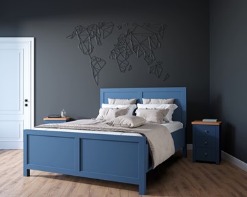 Спальная кровать Jules Verne, (JV16ETGB), синий в Братске