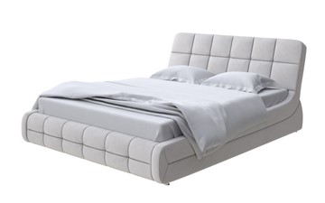 Спальная кровать Corso-6 200х200, Велюр (Ultra Серый камень) в Братске