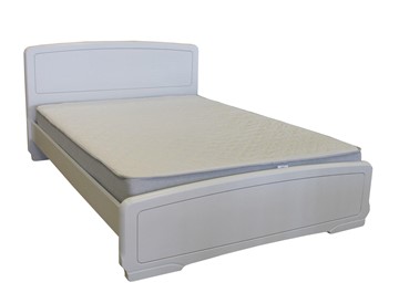 2-спальная кровать Боринское Кристина Прайм 1400, Белый в Ангарске