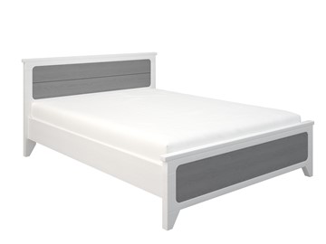 Кровать 2-спальная Соня 1400, Белый/Серый в Ангарске