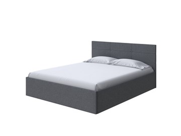Кровать двуспальная Vector Plus 180х200, Рогожка (Savana Grey (серый)) в Ангарске