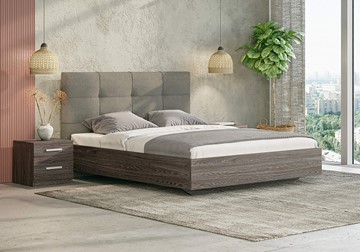 Двуспальная кровать Сонум Victoria (ясень анкор) 200х190 с основанием в Ангарске