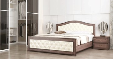 Кровать в спальню СВ-Стиль Стиль 3, 160х190, кожзам, с основанием в Ангарске