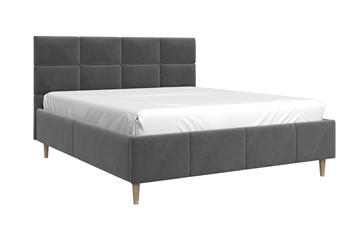 Спальная кровать Ханна 140х200 (Холодный Серый) с основанием в Ангарске