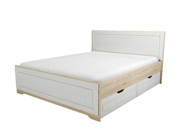 Двуспальная кровать с ящиками НМ 040.34 Оливия Дуб Сонома в Братске